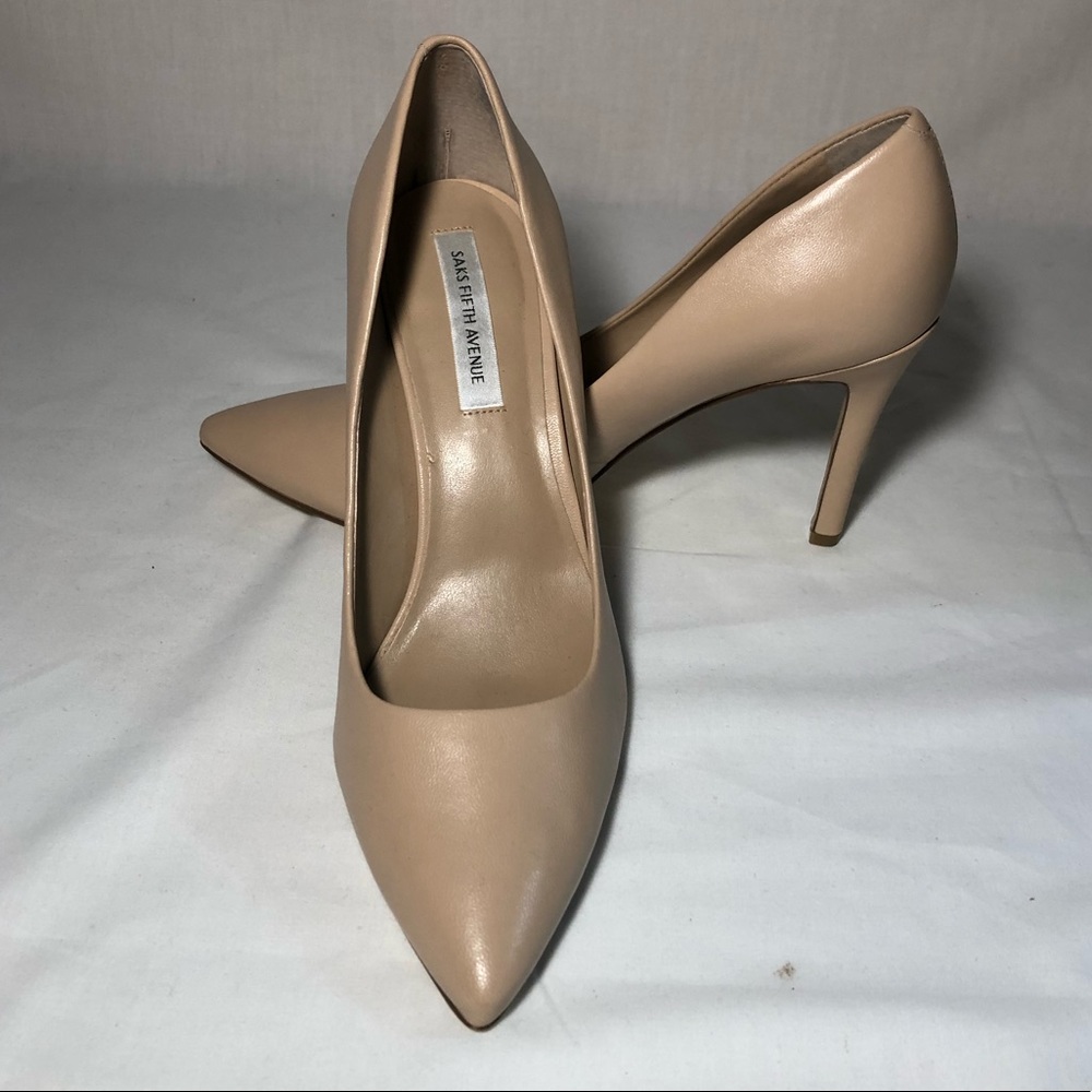 Saks Fifth Avenue Nude Heels